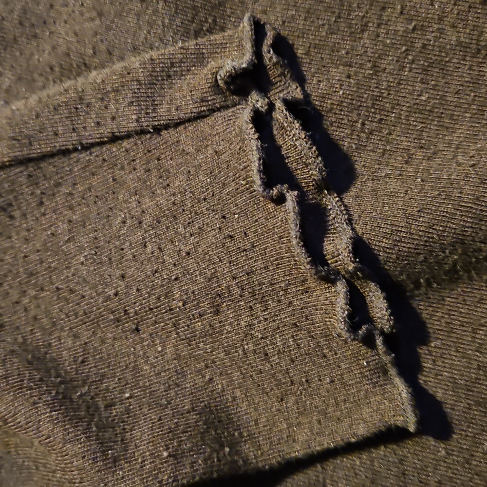 Bill Blass Knit Pullover Velvet Collar Petite Med - Picture 7 of 10